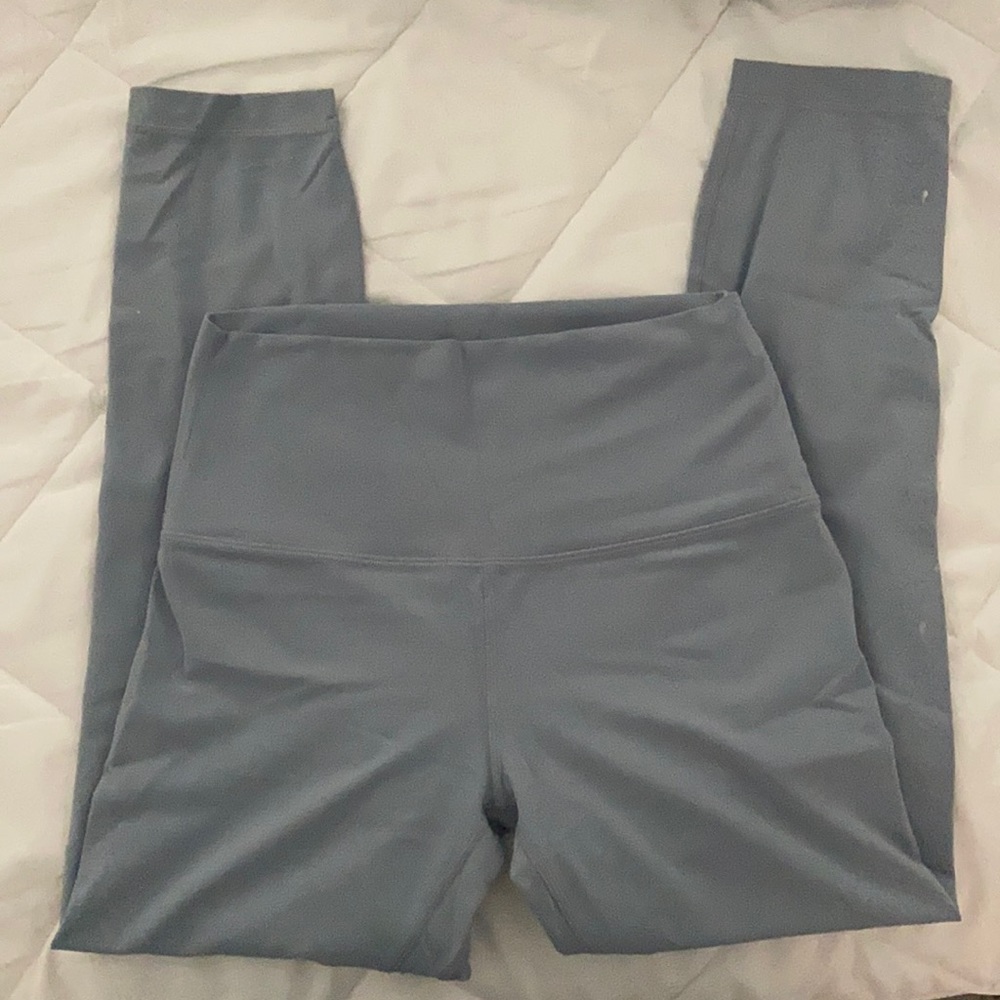 Lululemon Light Blue Aligns (with paint marks)